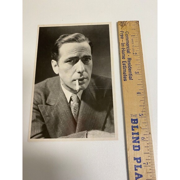 Humphrey Bogart Postcard Antique Unused - Picture 4 of 5